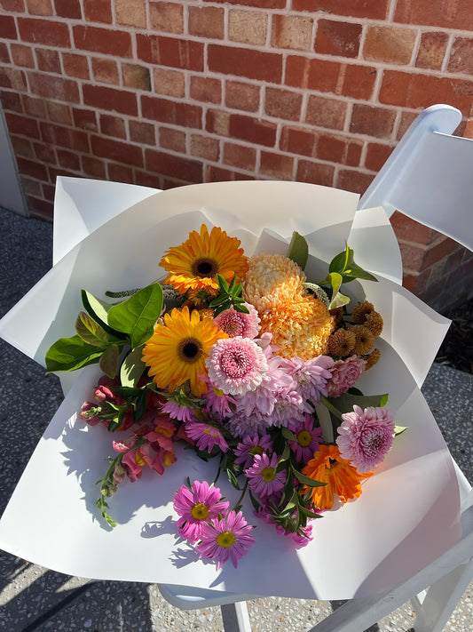 Pinks & Orange Flower Bunch