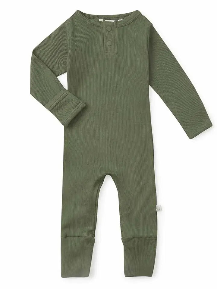 Olive Organic Growsuit - Snuggle Hunny