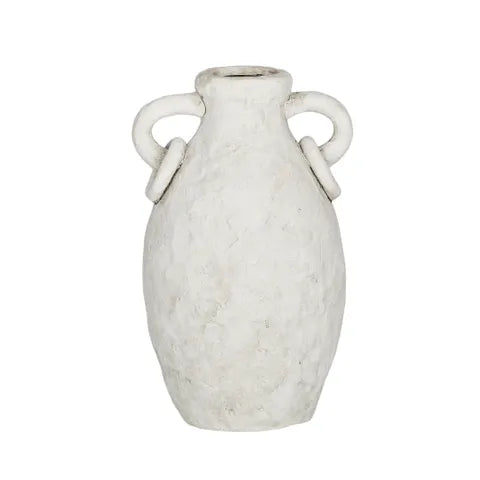 Veda Ceramic Vase 16x12x22cm Natural